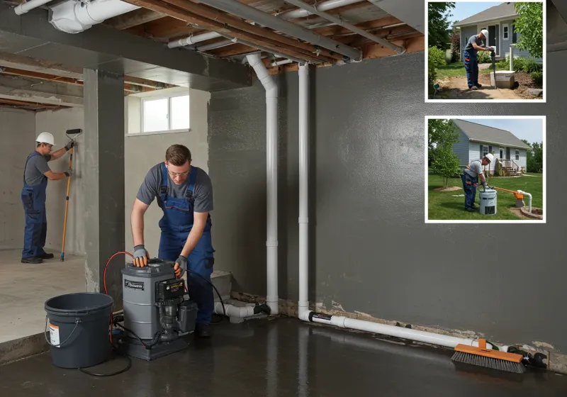 Basement Waterproofing and Flood Prevention process in North Belle Vernon, PA